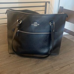 Large black tote bag